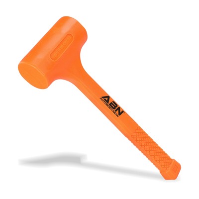 ABN Dead Blow Hammer 3 lb Pound Mallet with Non-Marring Rubber Coating