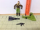 Vintage GI Joe 1992 General Flagg action figure with shown accessories