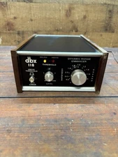 Vintage DBX 118 Dynamic Range Enhancer *Power On* Wood Panels