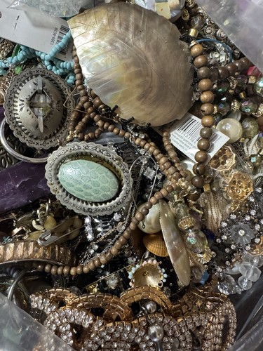 15.5 LB Broken  Jewelry Beads For Craft Use Repair  Huge 77