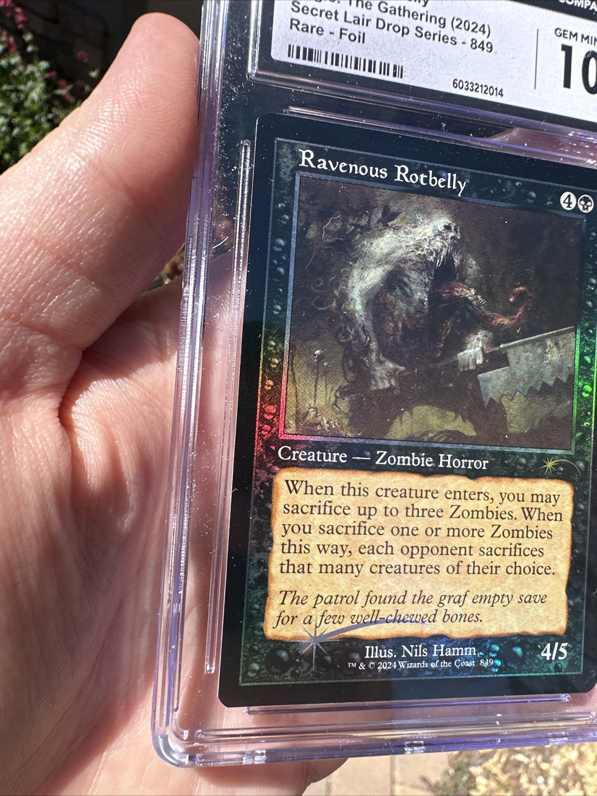 Ravenous Rotbelly Retro Foil 849 Secret Lair SLD CGC 10 view 3