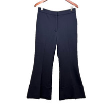 Stella McCartney Flare Leg Dress Pants Womens 40 US 4 6 Blue Career Teacher