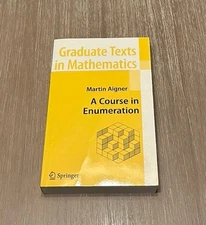 A Course in Enumeration By Martin Aigner 2010 SC