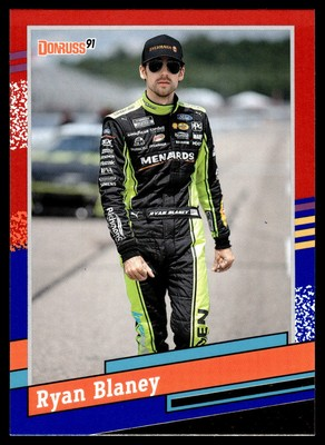 #ad 2024 Donruss Racing Red and Blue #112 Ryan Blaney $1.75