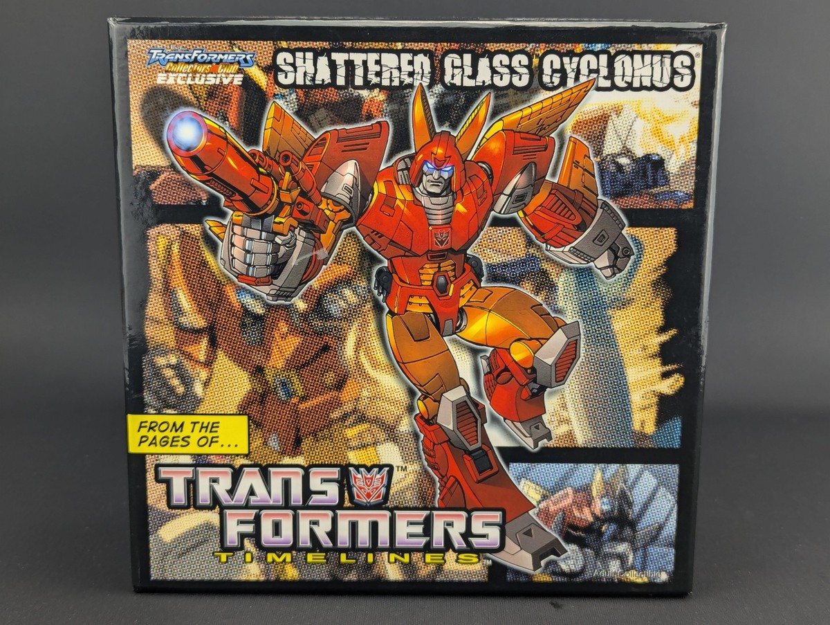 Transformers Collectors Club Shattered Glass Cyclonus complete