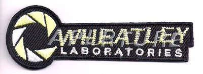 PORTAL Game- WHEATLEY Laboratories Logo 3'' Embroidered Patch (PORTPA-05)