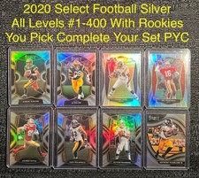 2020 SELECT FOOTBALL SILVER PRIZM COMPLETE YOUR SET YOU PICK CARD #1-400 PYC