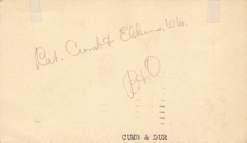 Cumberland & Durban Railroad RPO Cancel Train Postcard - Picture 2 of 3