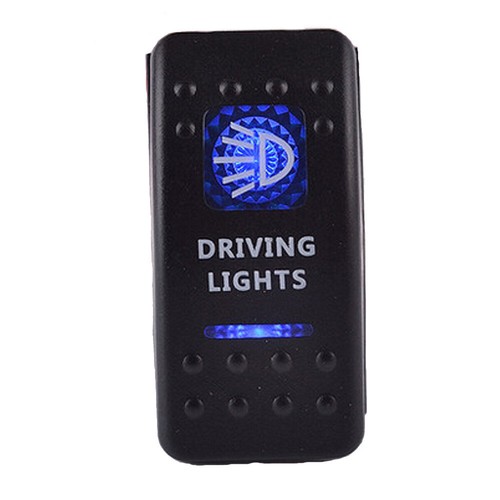 Auto KFZ LKW 12V/24V Wippschalter Wippenschalter LED beleuchtet Einbauschalter - Bild 37 von 46