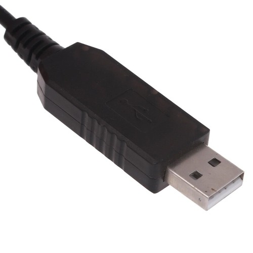 Upgraded USB to 9V Battery Charger Cable with LED Charging Light Plastic Cable - Zdjęcie 6 z 7