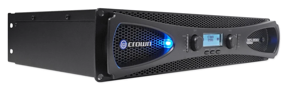 Crown Pro XLS2002 XLS 2002 2100w DJ/PA Power Amplifier Amp w/DSP!+AT Microphone - Image 3 of 4