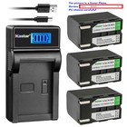 Kastar Battery Lcd Usb Charger for Samsung Sb-Lsm320 Samsung Sc-D263 Camcorder