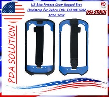US Blue Protect Cover Rugged Boot Handstrap For Zebra TC51 TC510K TC52 TC56 TC57