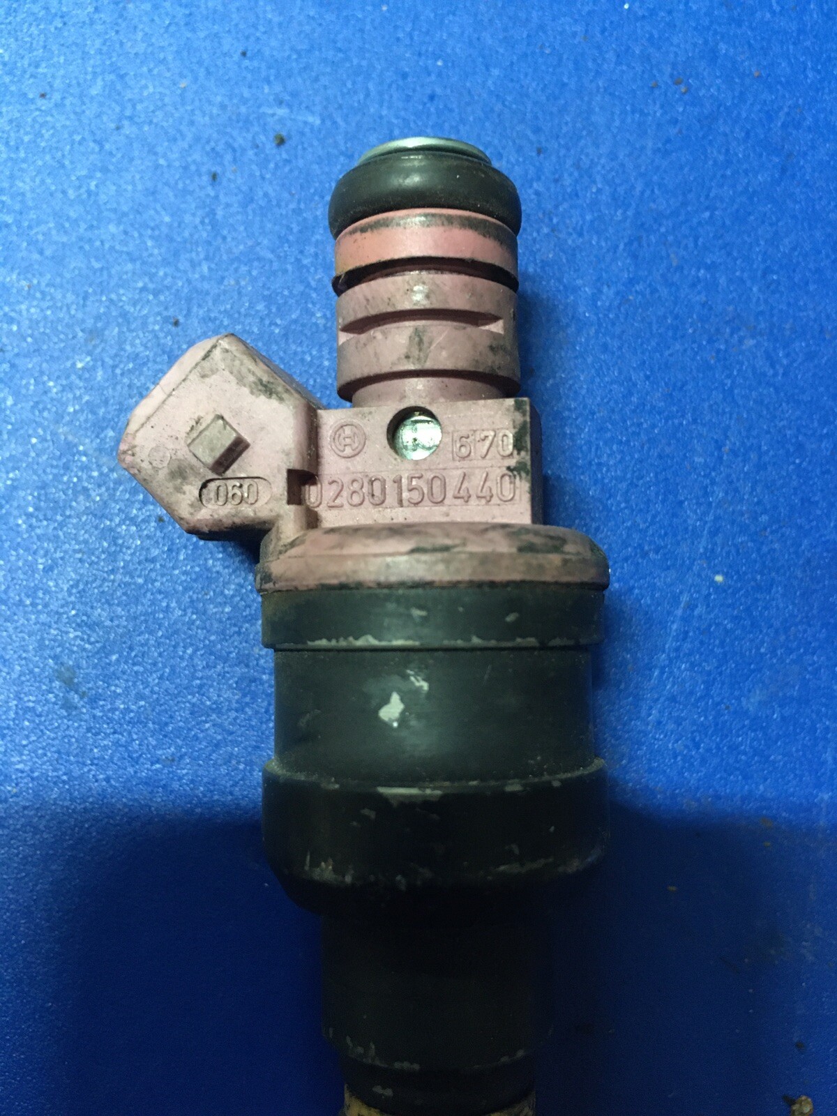 Set of 3 OEM USED PINK TOP Fuel Injectors BMW 0280150440 M52 S52 eBay