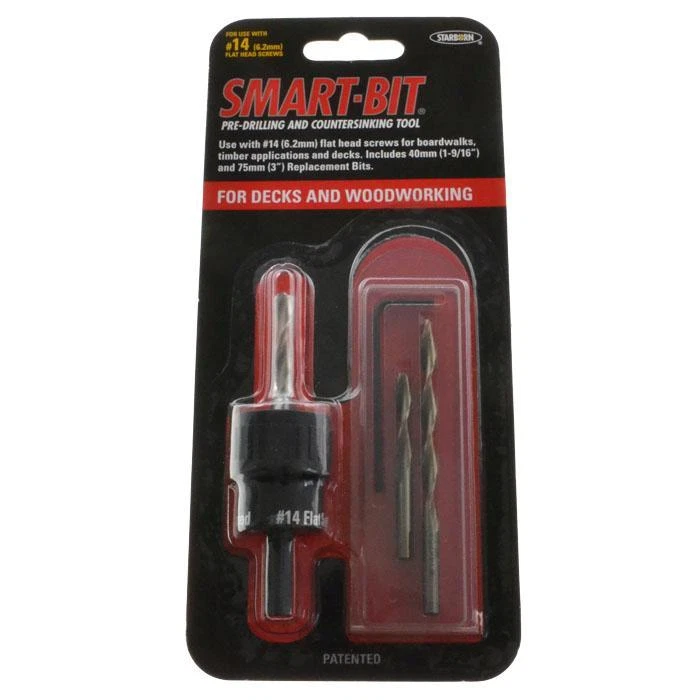 Qty 1 Smart Bit Tool 14g Countersink Tool Decking Screw Pre