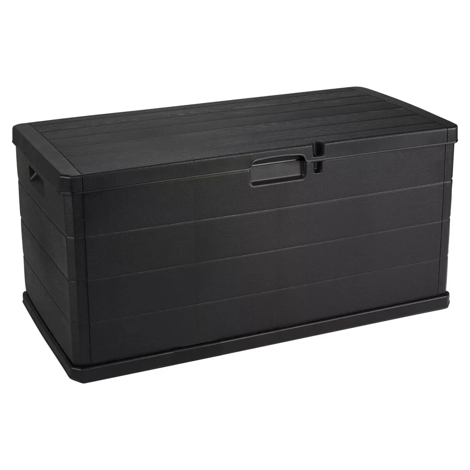 350L Garden Storage Box Chest Durable Weatherproof Container with Lockable Lid - Image 3 of 3