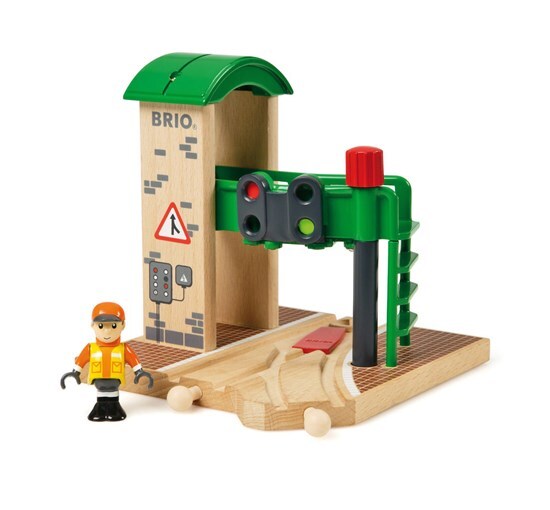 BRIO Signal Station 33674 Wooden Railway Track Accessory