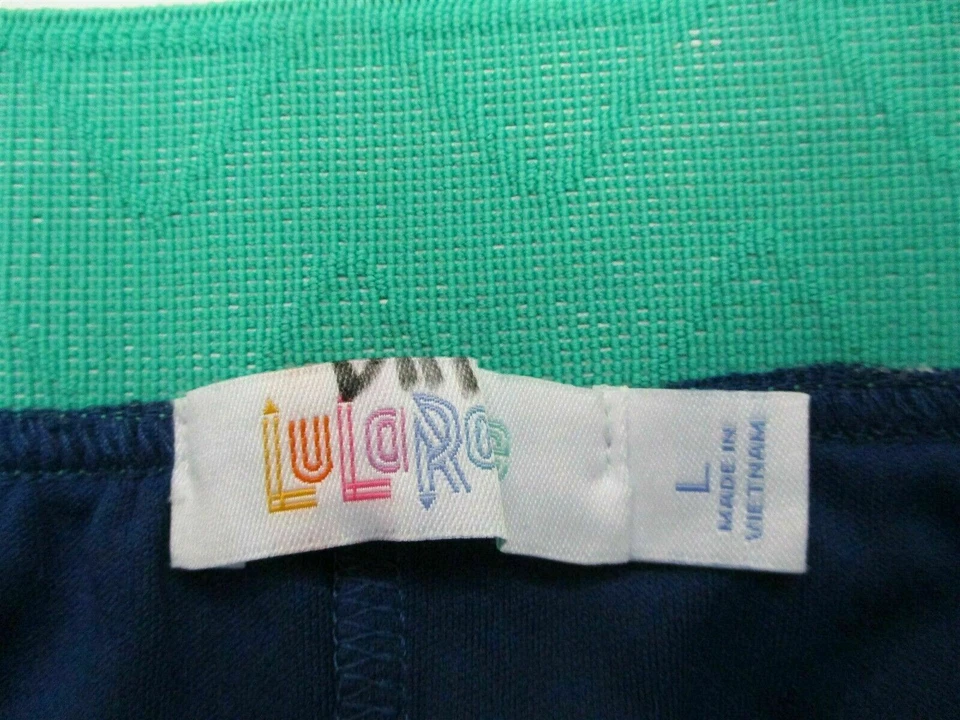 Falda LULAROE Para Mujer Talla L Informal Confort Azul Multi Paisley Línea A Foto 3 de 4