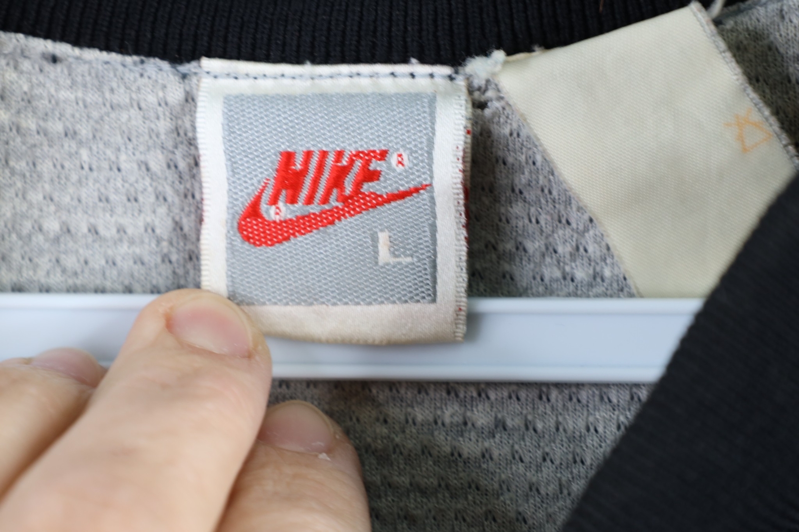 SACAI X NIKE Giacca Pullover Vintage anni 90 Nike Uomo Taglia Large Travis Scott Mini Swoosh Foderata