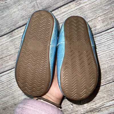Monkey Feet 18-24 Months Blue Shimmer T Straps Shoes | eBay