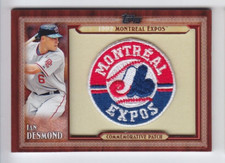 2011 TOPPS SERIES 2 IAN DESMOND PATCH THROWBACK MANUFACTURED TLMP-ID Expos