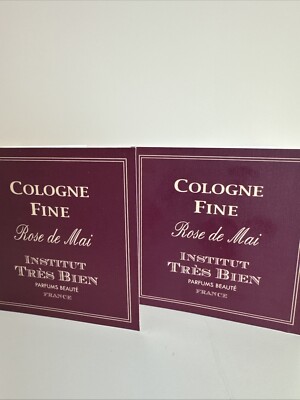 Lot of 2: Institut Tres Bien ROSE de MAI EDP 1ml Each Discontinued SAMPLE Vial