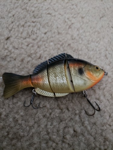 Blue Gill Angelköder für Großmaulbarsch, Striper usw. 4" lang, 2" breit - Bild 2 von 4