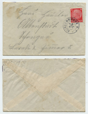 54862 - Umschlag - Klingenbrunn 9.3.1939 nach Schongau