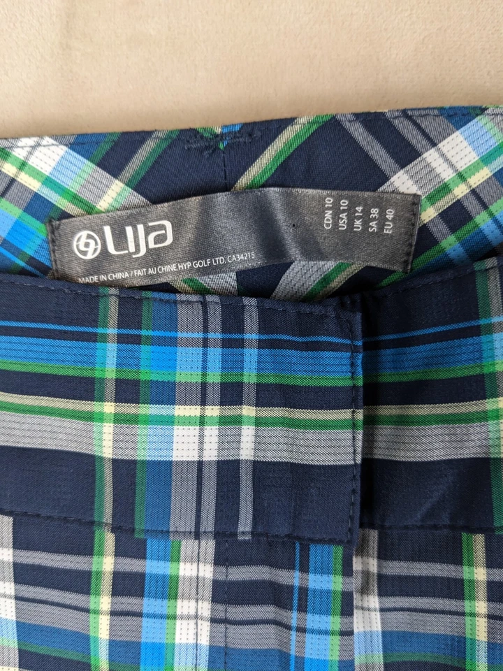 Pantalones Cortos Lija 10 Para Mujer Damas Golf Informales Elastizados Rendimiento Cintura 30" Foto 2 de 4