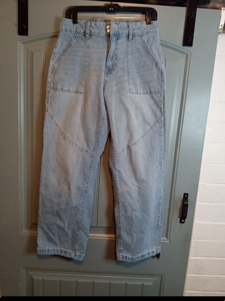 Womens Jeans Size 30 Forever 21 Jeans Conversion YELLOW COTTON PANTS S - Main Image