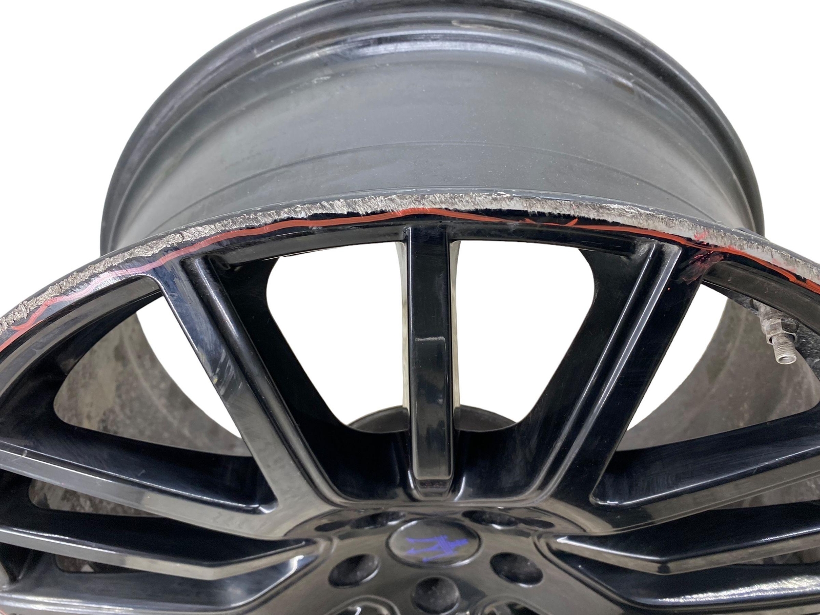 2017-2024 MASERATI LEVANTE (B) 21x9' ET 40.5 FRONT WHEEL RIM BLACK *CURB RASH*