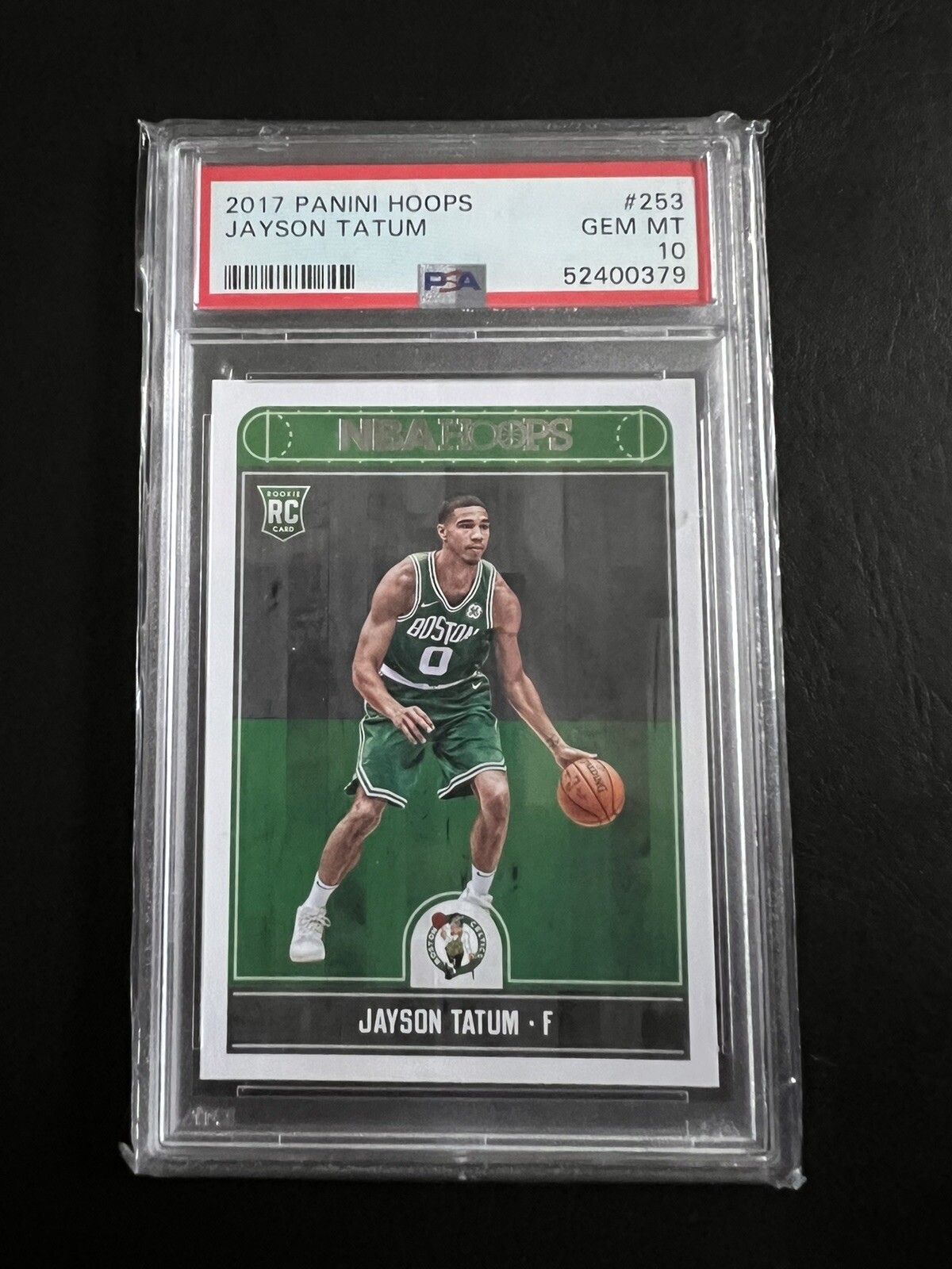 2017-18 Panini NBA Hoops Jayson Tatum RC PSA 10