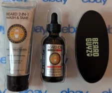 Beard Guyz Herioc Beard Conditioning Set 2 in 1 Wash -Tame Beard oil - Brush OBO