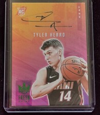 2019-20 Court Kings TYLER HERRO Fresh Paint Emerald Rookie RC Auto Card # 7/25