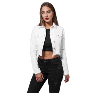 short white denim jacket