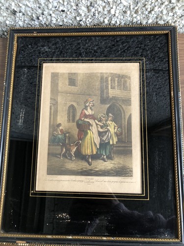 1700’s cries of London plate #1 engraved print by Francis Wheatley - Picture 2 of 9
