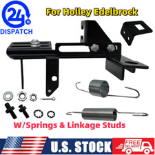 Throttlekickdown Cable Bracket Kit Wspringslinkage Studs For Holley Edelbrock Throttlekickdown Cable Bracket Kit Wspringslinkage Studs For Holley Edelbrock