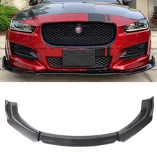 For Jaguar F-Type XE XF Front Bumper Lip Spoi...