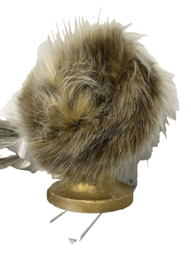 Faux Fur Cossack Hat Wolf Color