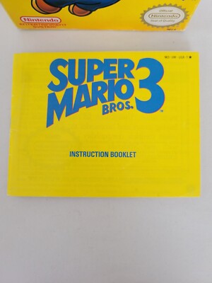 Super Mario Bros 3 Nintendo NES Tested And Working CIB | eBay