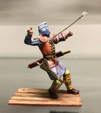 PERSIAN ARMY, CUSTOM    54MM   CASUALTY    MADE IN RUSSIA, WHITE METAL ALLOY