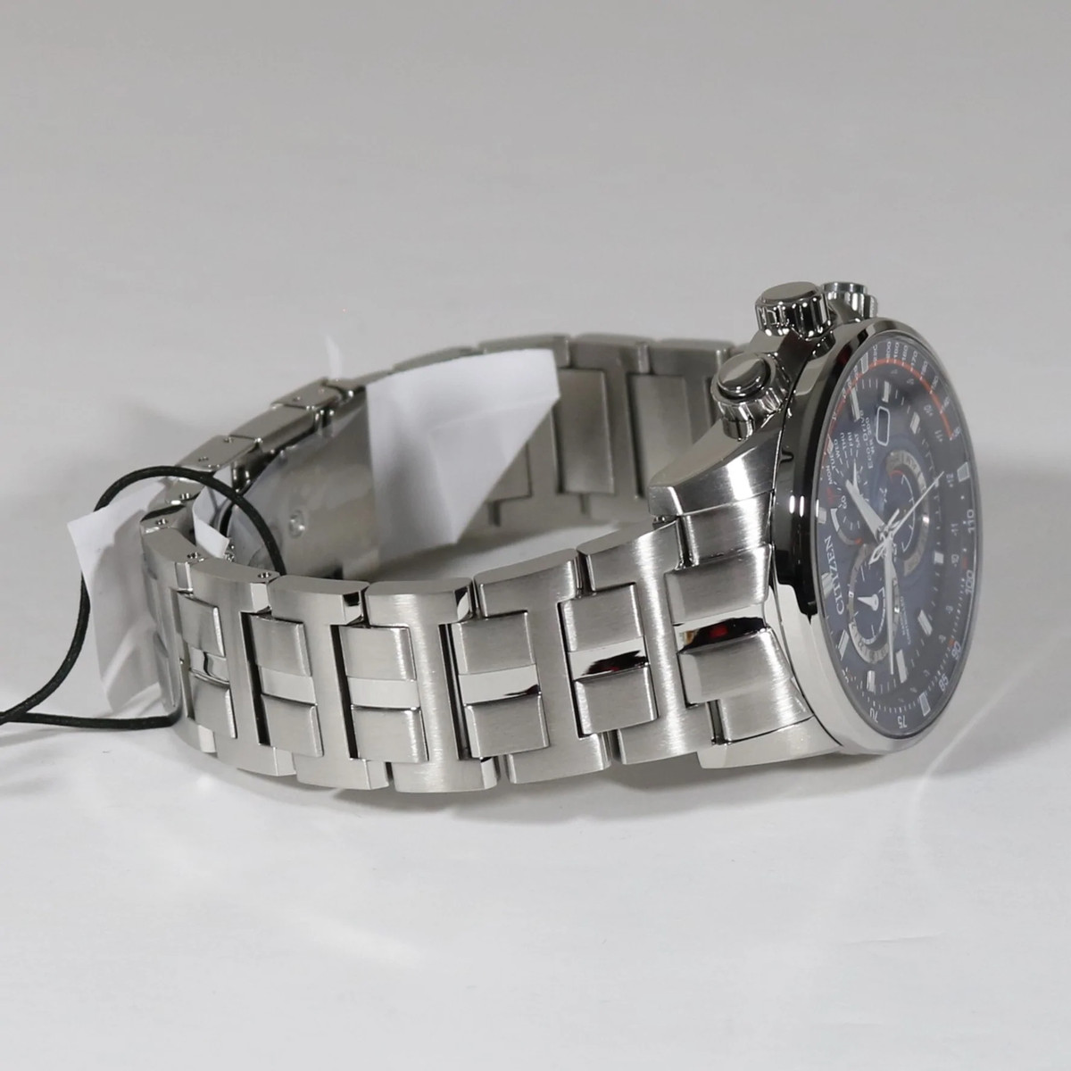 Citizen Eco-Drive PCAT Controlled Chronograph Blue Dial Watch 
