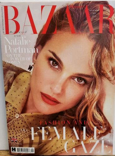 Harpers Bazaar Wielka Brytania wrzesień 2019 Natalie Portman Moda Kobieta Gaze DARMOWA WYSYŁKA CB - Zdjęcie 1 z 1