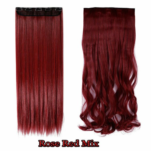 Beliebte einteilige 5 Clips 24" 26" 29" 30" Haarverlängerungen 3/4 voller Kopf bestes Haar - Bild 30 von 32