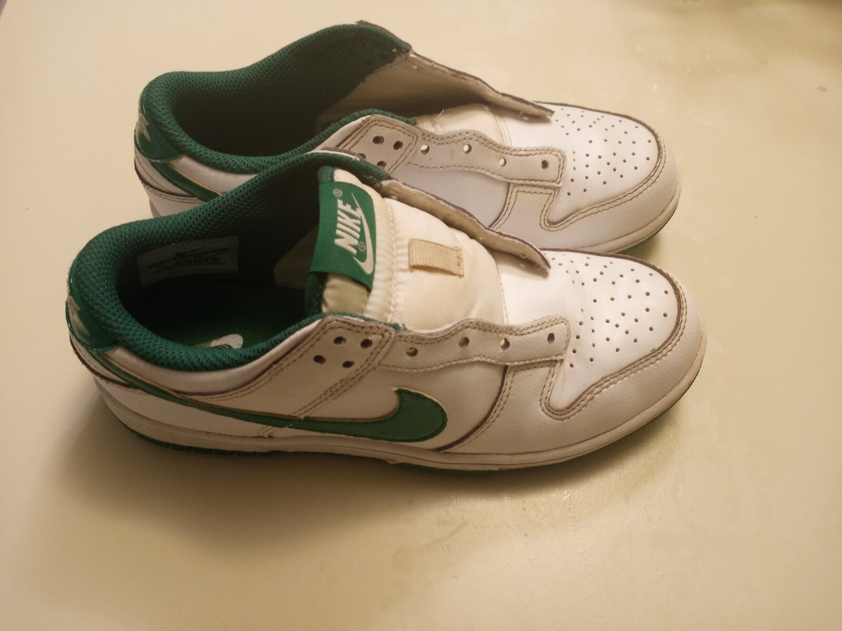 White/Pine Green Nike Golf Dunk NG Women Size 5y cleats | eBay