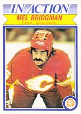 82/83 OPC...MEL BRIDGMAN..IN ACTION..# 40..FLAMES...FREE COMBINED SHIPPING