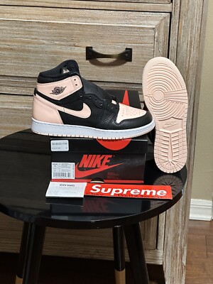Air Jordan 1 Retro High OG Crimson Tint (GS) エアジョーダン1 DS New Air Jordan 1 Retro High Black Crimson Tint (GS) Sz-7Y