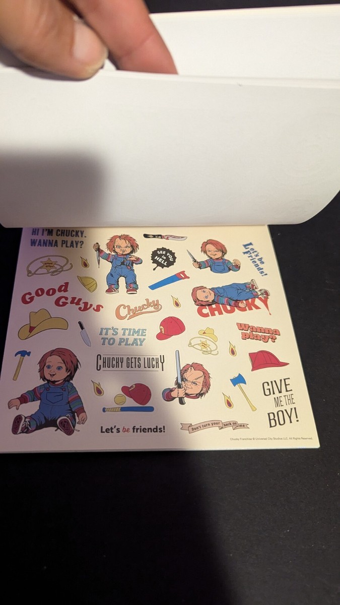 Chucky 16 Page Sticker Book 300+ Stickers | eBay