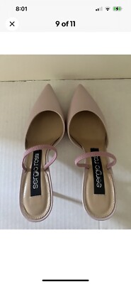 Sergio Rossi Godiva Patent Leather Slide Mule Sandals MSRP