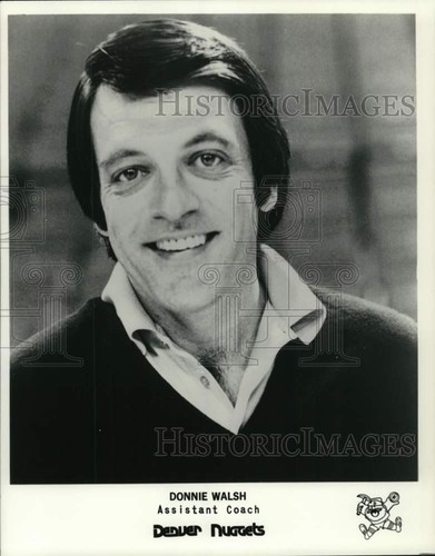 1979 Press Photo Donnie Walsh, Denver Nuggets Assistant Coach - nos32130